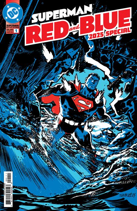 SUPERMAN RED & BLUE 2025 SPECIAL #1 (ONE SHOT) CVR A CHRIS SAMNEE (2025)