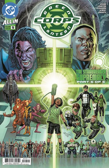 GREEN LANTERN CORPS #9 CVR A FERNANDO PASARIN & OCLAIR ALBERT (STARBREAKER SUPREMACY) (2025)