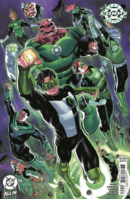 GREEN LANTERN CORPS #9 CVR C LUCAS MEYER CARD STOCK VAR (STARBREAKER SUPREMACY) (2025)