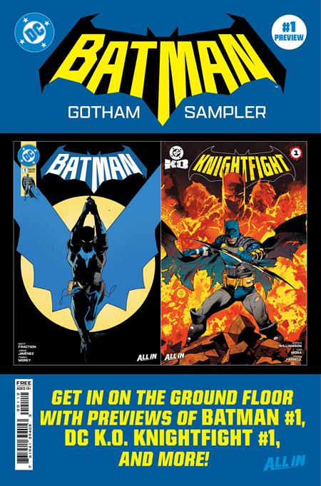 BATMAN DAY 2025 - BATMAN GOTHAM SAMPLER Second Printing (2025)