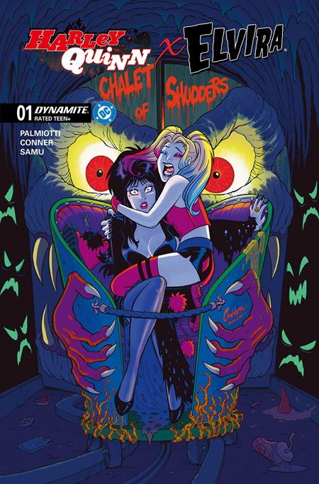 HARLEY QUINN X ELVIRA #1 CVR M INC 1:10 AMANDA CONNER ORIGINAL VAR (2025)