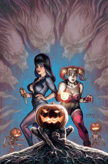 HARLEY QUINN X ELVIRA #1 CVR T INC 1:30 JOSEPH MICHAEL LINSNER VIRGIN VAR (2025)