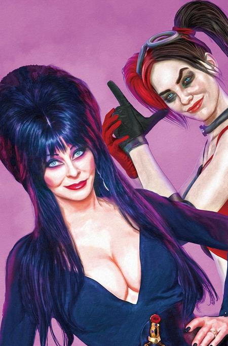 HARLEY QUINN X ELVIRA #1 CVR ZA INC 1:15 MARK SPEARS PINK VIRGIN FOC BONUS VAR (2025)