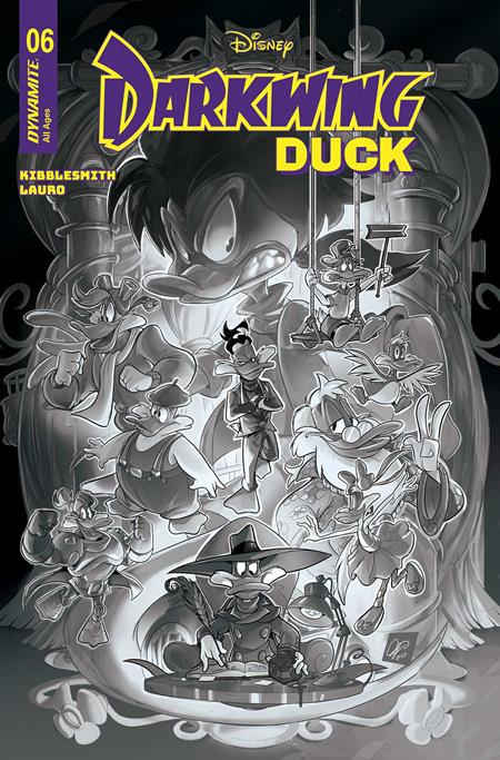 DARKWING DUCK #6 CVR F INC 1:10 CIRO CANGIALOSI LINE ART VAR (2025)