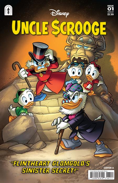 UNCLE SCROOGE FLINTHEART GLOMGOLDS SINISTER SECRET #1 (OF 3) CVR A  ALESSANDRO PERINA (2025)