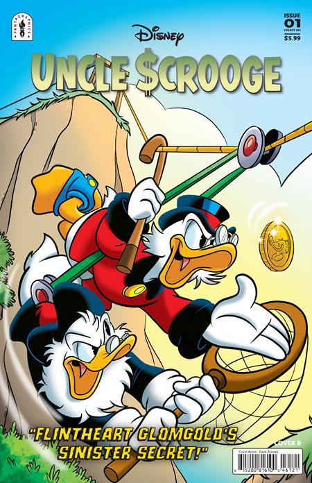 UNCLE SCROOGE FLINTHEART GLOMGOLDS SINISTER SECRET #1 (OF 3) CVR B DAVE ALVAREZ VAR (2025)