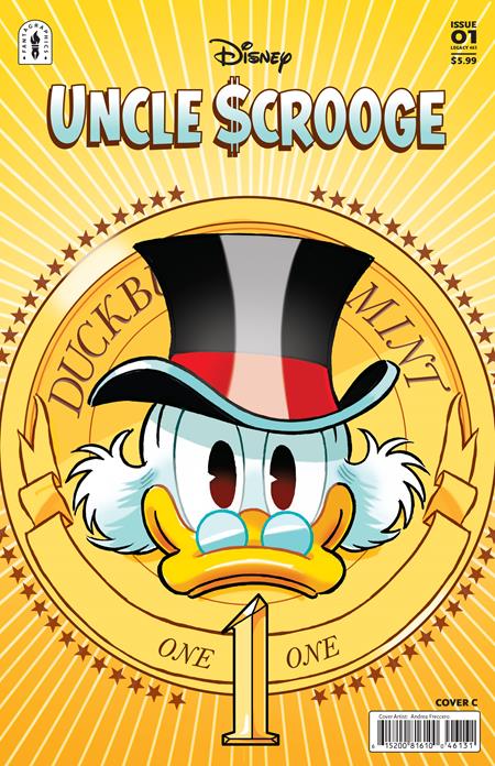 UNCLE SCROOGE FLINTHEART GLOMGOLDS SINISTER SECRET #1 (OF 3) CVR C ANDREA FRECCERO VAR (2025)