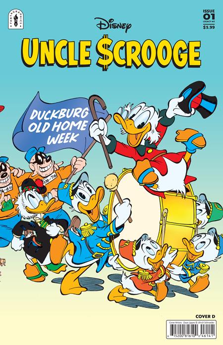 UNCLE SCROOGE FLINTHEART GLOMGOLDS SINISTER SECRET #1 (OF 3) CVR D INC 1:10 DAAN JIPPES & ULRICH SCHROEDER WRAPAROUND VAR (2025)