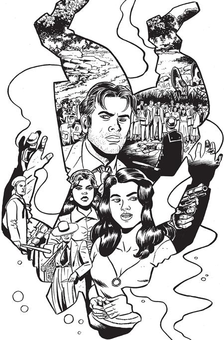 DEATH TO PACHUCO #1 (OF 5) CVR E INC 1:10 DAVID LAPHAM B&W VAR  (2025)