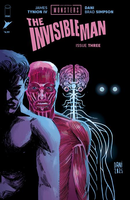 UNIVERSAL MONSTERS THE INVISIBLE MAN #3 (OF 4) CVR A DANI & BRAD SIMPSON (2025)