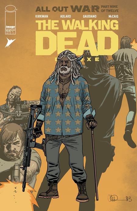 WALKING DEAD DELUXE #123 CVR B CHARLIE ADLARD & DAVE MCCAIG VAR  (2025)