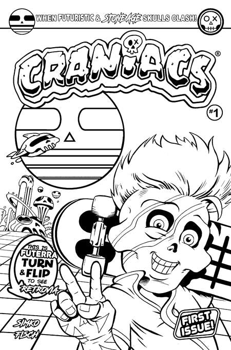 CRANIACS #1 (OF 4) CVR D JOE SIMKO COLOR YOUR OWN FLIP COVER VAR (2025)