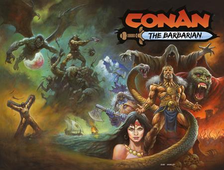CONAN THE BARBARIAN #25 CVR F ALEX HORLEY WRAPAROUND CARD STOCK VAR  (2025)