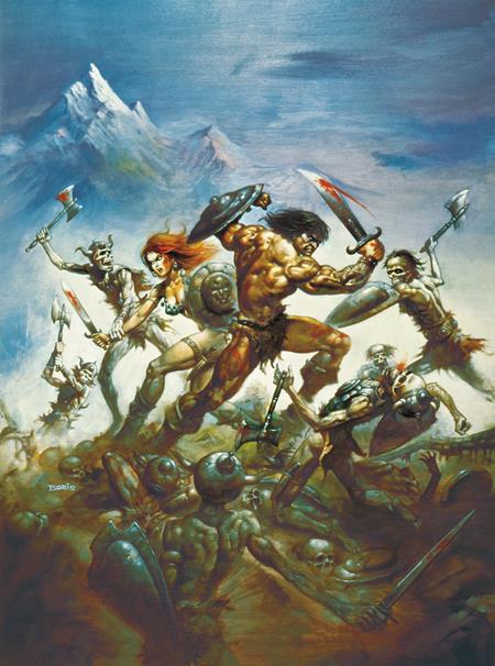 SAVAGE SWORD OF CONAN REFORGED #1 (OF 4) CVR E BORIS VALLEJO VIRGIN VAR  (2025)