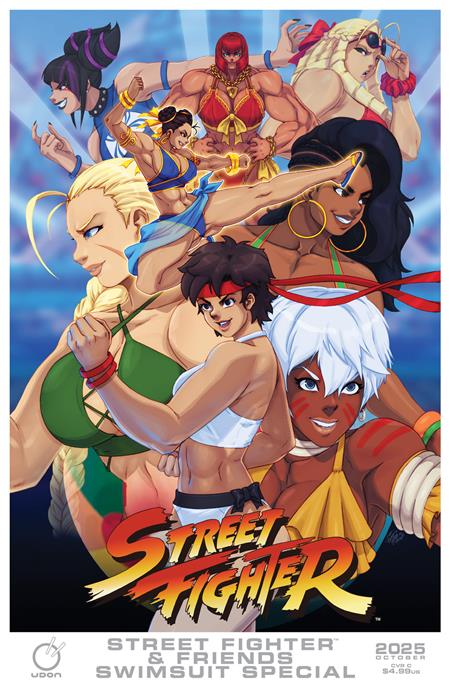 2025 STREET FIGHTER & FRIENDS SWIMSUIT SPECIAL #1 (ONE SHOT) CVR C TOVIO ROGERS VAR