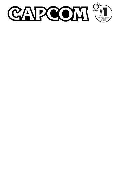 2025 STREET FIGHTER & FRIENDS SWIMSUIT SPECIAL #1 (ONE SHOT) CVR D BLANK SKETCH VAR