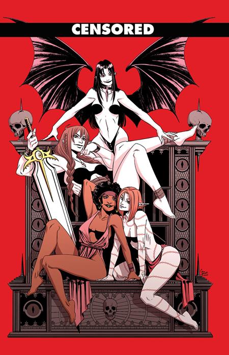 BARBARIC THE BLACK KNIGHT #1 (ONE SHOT) CVR D CORIN HOWELL LILITH CROSSOVER BLACK BAG VAR (2025)