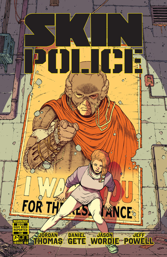 SKIN POLICE #2 (OF 4) CVR A DANIEL GETE & JASON WORDIE