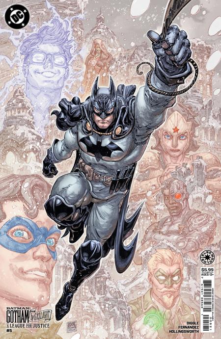 BATMAN GOTHAM BY GASLIGHT A LEAGUE FOR JUSTICE #5 (OF 6) CVR C FREDDIE E WILLIAMS II CARD STOCK VAR (2025)