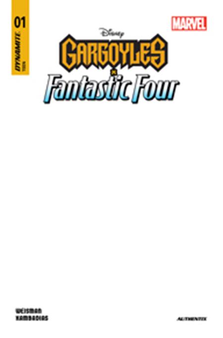GARGOYLES X FANTASTIC FOUR #1 CVR F BLANK AUTHENTIX VAR (2025)