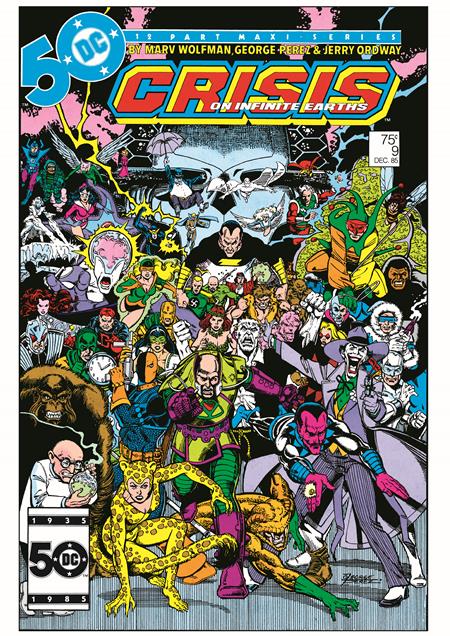 *Pre-Order* CRISIS ON INFINITE EARTHS #9 FACSIMILE EDITION CVR A GEORGE PEREZ