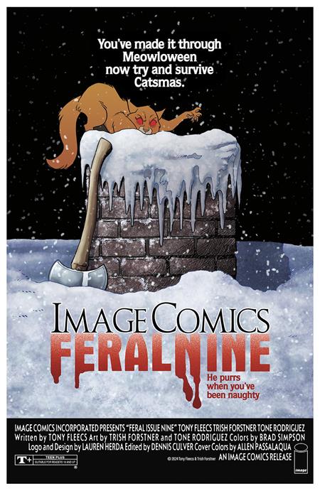 *Pre-Order* FERAL #9 CVR B TONY FLEECS & TRISH FORSTNER HOMAGE VAR