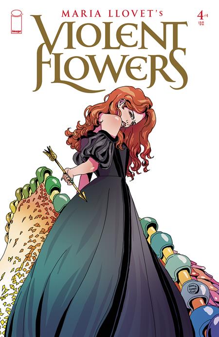 *Pre-Order* VIOLENT FLOWERS #4 (OF 4) CVR B MARIA LLOVET BLACK DRESS VAR