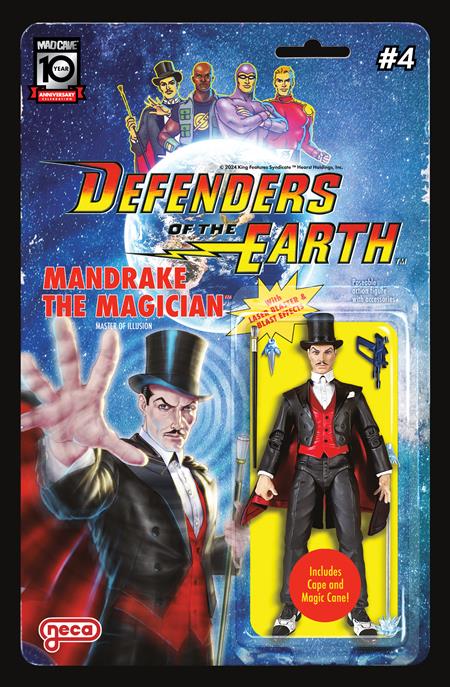 *Pre-Order* DEFENDERS OF THE EARTH #4 (OF 8) CVR B DJORDJE DJOKOVIC ACTION FIGURE VAR