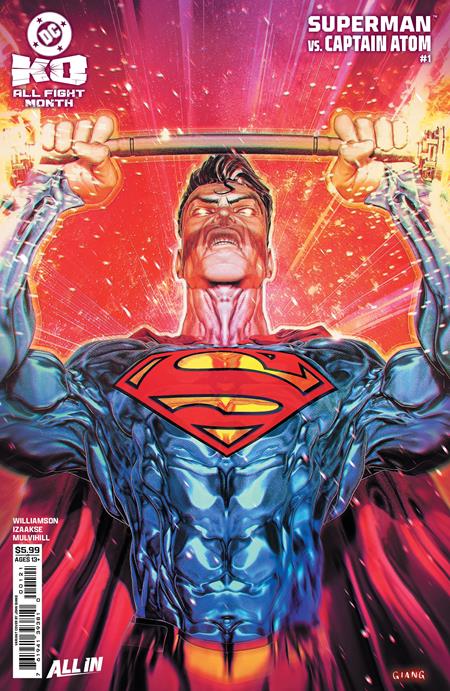 DC K.O. SUPERMAN VS CAPTAIN ATOM #1 (ONE SHOT) CVR B JOHN GIANG CARD STOCK VAR  (2025)