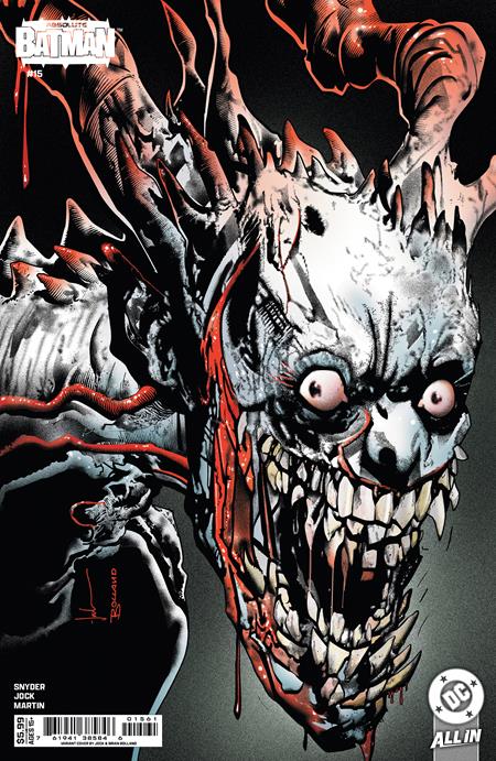 ABSOLUTE BATMAN #15 CVR D BRIAN BOLLAND JOCK CARD STOCK VAR  (2025)  **Limit of 2 Per Person Please**