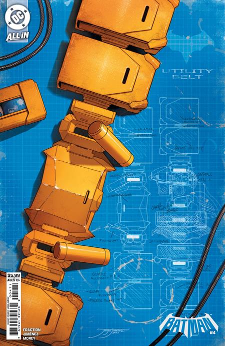 BATMAN #4 CVR E JORGE JIMENEZ BAT-GADGET CARD STOCK VAR  (2025)