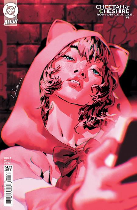 CHEETAH AND CHESHIRE ROB THE JUSTICE LEAGUE #5 (OF 6) CVR B GERALD PAREL CARD STOCK VAR  (2025)