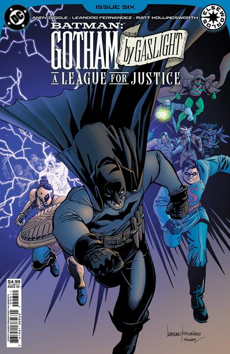 BATMAN GOTHAM BY GASLIGHT A LEAGUE FOR JUSTICE #6 (OF 6) CVR A LEANDRO FERNANDEZ  (2025)