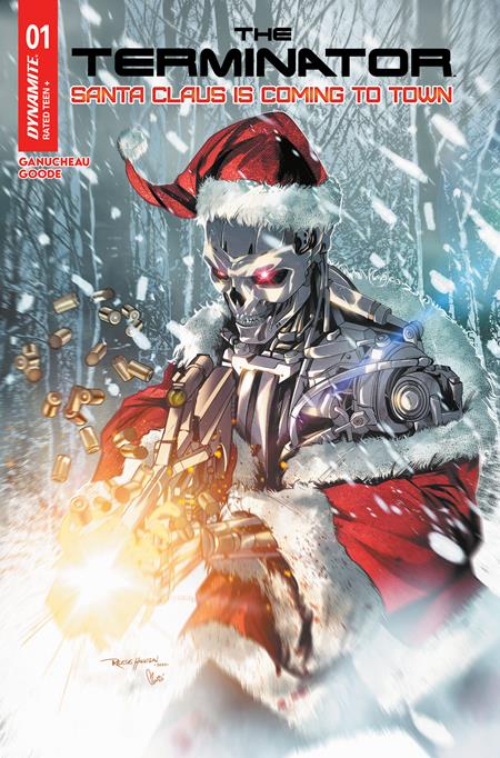 TERMINATOR SANTA CLAUS IS COMING TO TOWN #1 (ONE SHOT) CVR C REESE HANNIGAN VAR  (2025)