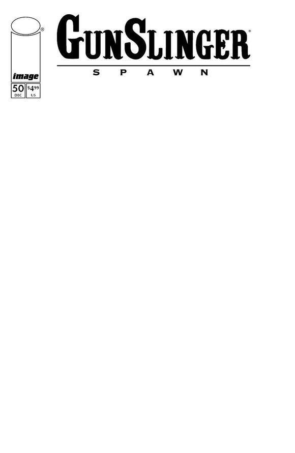 *Pre-Order* GUNSLINGER SPAWN #50 CVR D BLANK SKETCH VAR