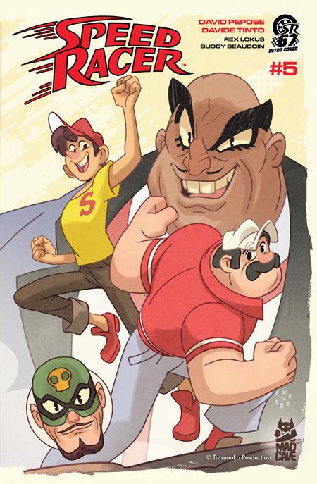 SPEED RACER #5 CVR B SEAN GALLOWAY RETRO MANGA VAR  (2025)