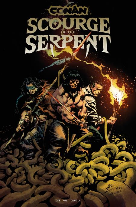 *Pre-Order* CONAN THE BARBARIAN SCOURGE OF THE SERPENT #4 (OF 4) CVR A ROBERTO DE LA TORRE