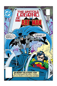 *Pre-Order* LIMITED EDITION THE UNTOLD LEGEND OF THE BATMAN #1 CVR A JOSE LUIS GARCIA-LOPEZ & DICK GIORDANO