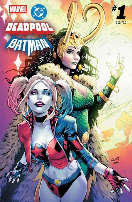 *Pre-Order* DF MARVEL DC DEADPOOL BATMAN #1 GREG LAND COMICXPOSURE EXCLUSIVE Allocations May Occur