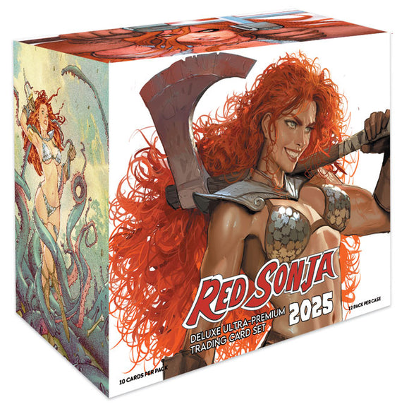 *Pre-Order* RED SONJA 2025 DELUXE ULTRA-PREMIUM TRADING CARD SET DISPLAY CASE