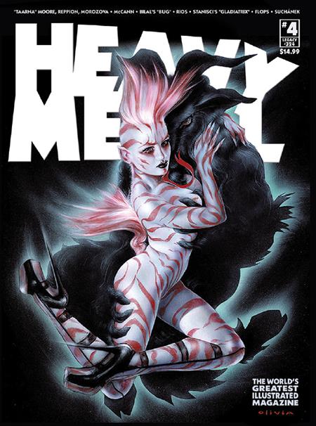 *Pre-Order* HEAVY METAL MAGAZINE #4 CVR A OLIVIA DE BERARDINIS