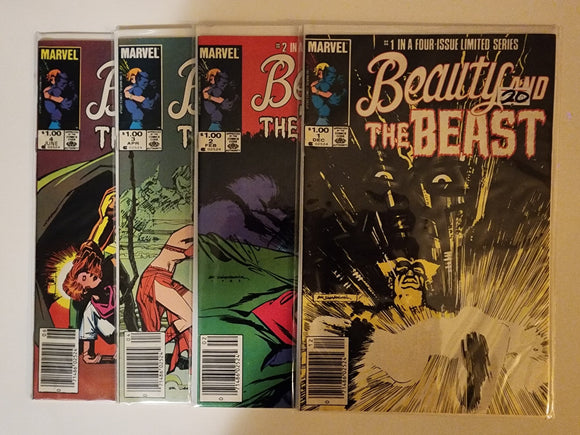Beauty and the Beast  # 1-4  Complete Set  Canadian