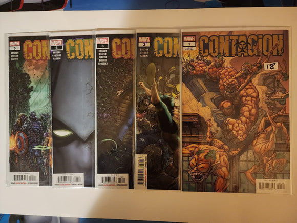 Contagion  # 1-5  Complete Set