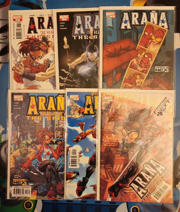 Arana: Heart of the Spider # 1-6  Complete Set