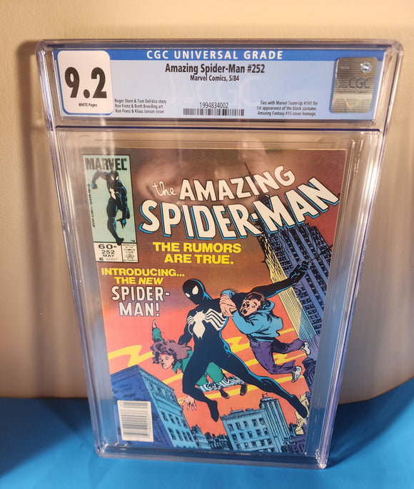Amazing Spider-Man Vol. 1  # 252  CGC 9.2