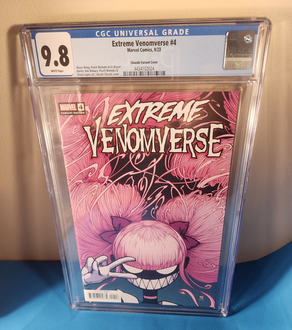 Extreme Venomverse  # 4  Okazaki Incentive Variant  CGC 9.8