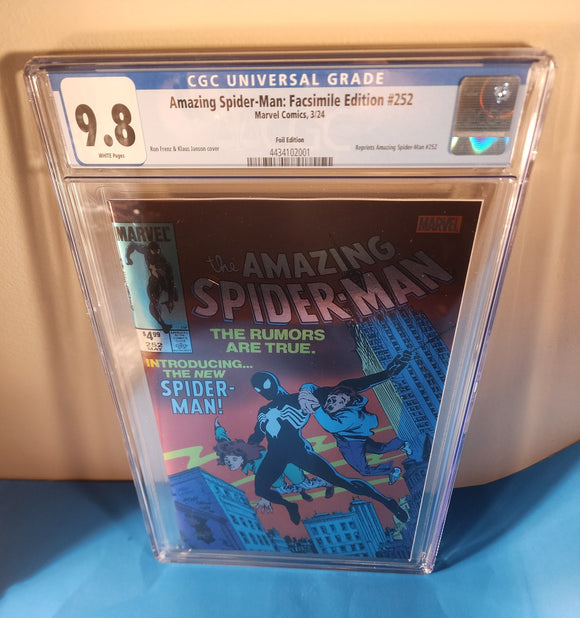 Amazing Spider-Man Vol. 1  # 252  Foil Facsimile Variant  CGC 9.8