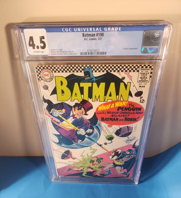 Batman Vol. 1  # 190  CGC 4.5