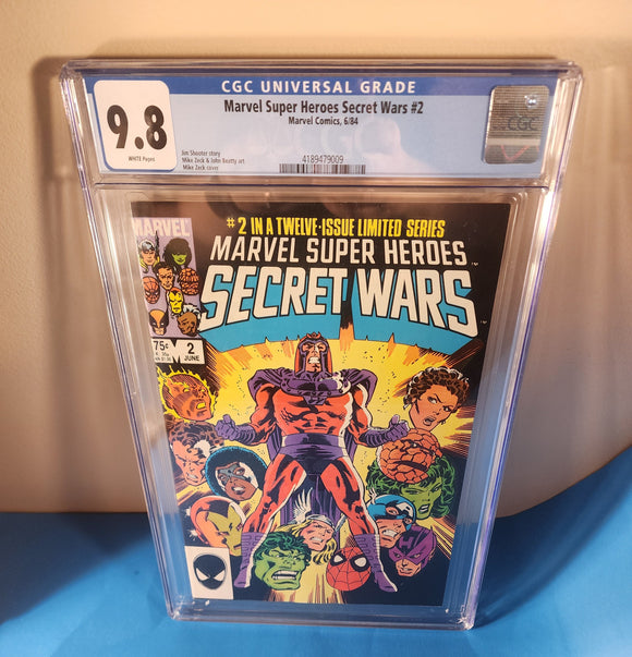 Marvel Super Heroes: Secret Wars  # 2  CGC 9.8