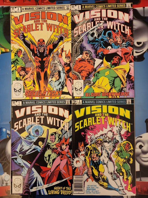 Vision and the Scarlet Witch Vol. 1  # 1-4  Complete Set